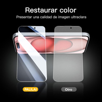 Protection d'écran anti-espion 28 degrés en verre trempé 2.5D 0.33mm compatible avec iPhone 17 16 15 14 13 Pro Max et déverrouillage par empreinte digitale