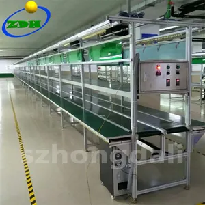 Pabrik menyediakan jalur perakitan jalur produksi perakitan jenis konveyor sabuk otomatis untuk ponsel