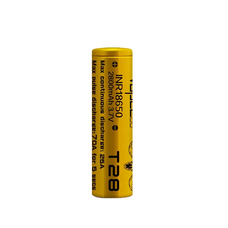 Li ion 18650 Battery Vapcell INR18650 T28 Rechargeable Battery 18650 2800mah 25A