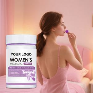 Cápsula probiótica das mulheres com 180 bilhões CFUs prebióticos orgânicos, extrato de <span class=keywords><strong>cranberry</strong></span> para PH Balance & saúde uretral - Product Image 1