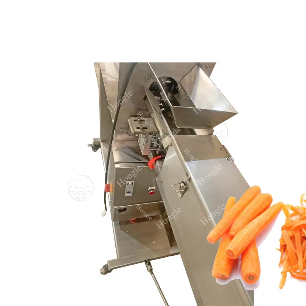 Nuovo tipo di lama carota Peeling macchina per la rimozione della pelle di carota pelapatate per ravanelli