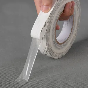 도매 더블 코팅 부직포 조직 테이프 중국에서 만든 양면 조직 테이프 투명 테이프