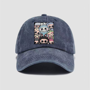 Labubu Explorer Series Gorra <span class=keywords><strong>de</strong></span> béisbol vintage-Sombrero <span class=keywords><strong>de</strong></span> exterior bordado con pico plano <span class=keywords><strong>de</strong></span> 6 paneles (<span class=keywords><strong>Gorras</strong></span> <span class=keywords><strong>de</strong></span> peso pesado unisex - Product Image 6