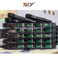 Microphone sans fil UHF professionnel SKM9400, système de microphone sans fil dynamique à 4 canaux pour les performances en direct