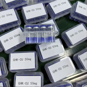 Fabricante Profesional de Grado OEM, Ingrediente Cosmético Liofilizado Azul de 50 mg para Uso en Laboratorio, Polvo de Péptido de Cobre GHK CU - Product Image 5