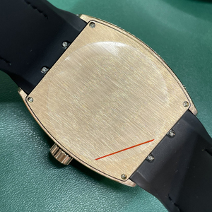Reloj Mecánico de Lujo para Hombre, Reloj de Pulsera con Diamantes, Caja de Oro Rosa, Correa de Cuero Negra - Product Image 6