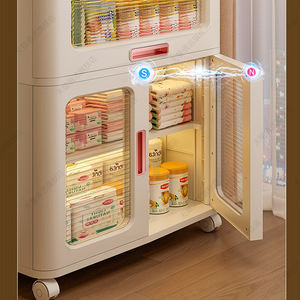 Lemari Penyimpanan Pakaian Bayi XingYou Model Berdiri, Rak Penyimpanan Mainan Anak & Kotak Penyimpanan Rumah Tangga PP untuk Meja Makan - Product Image 2