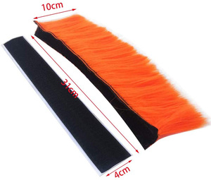 Parrucche Mohawk per Casco, Parrucche Skinhead, Patch di <span class=keywords><strong>Capelli</strong></span>, Protesi Capillare per Bicicletta, Moto, Ciclismo, Scooter, Polo, Sci (Casco Non Incluso) - Product Image 6