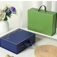 Boîte cadeau magnétique pliable de luxe avec logo personnalisé pour les souvenirs de vacances, boîtes d'emballage en gros, boîte en papier personnalisée de luxe imprimée