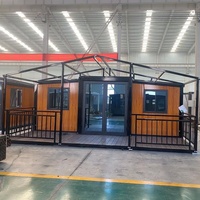 Casa Contenedor Expandible Multifuncional, Ecológica y de Energía Solar con Alas Plegables para Dormitorio y Baño