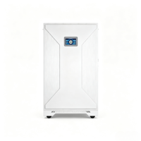 40-50KW 51.2V LiFePO4 Paket Baterai Surya Hibrida Grid yang Dapat Ditumpuk 400Ah 600Ah 800Ah Model T30 SUPSRSAFE Terpasang di Dinding/Dipasang di Rak