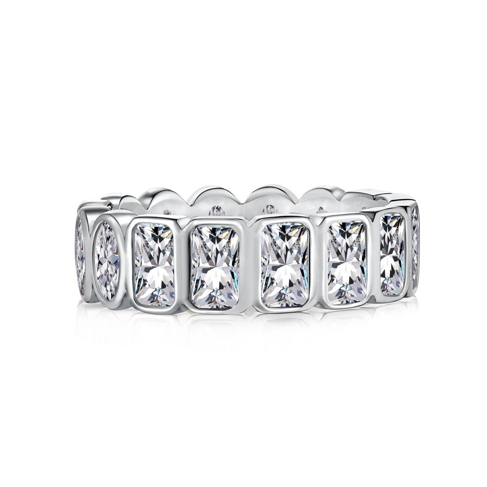 Luxury Factory Cubic Zirconia Diamond Ring Wedding Band