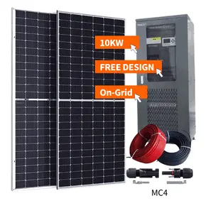 Hybrid grid solar power system Complete unit 10 kw solar system hybrid grid 1KW 3KW5KW 10KW on grid solar system