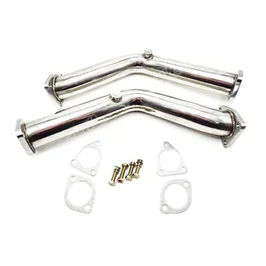 Stainless Steel Downpipe for NISSAN 350Z/G35 COUPE RACE PIPE 03-07