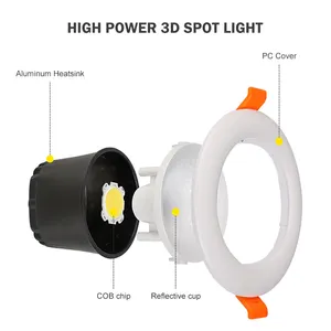 Kommerzielles gebrauchtes 3D-Spotlicht 5 W 7 W 12 W 18 W