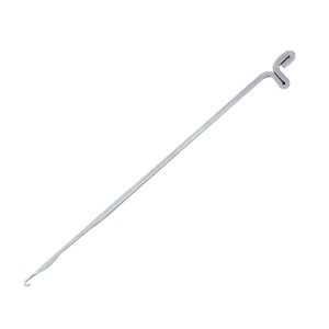 Small Three Way Crochet <b>Hook</b> Alloy Jewelry Pin 78mm For Beading Bracelet Threading <b>Tool</b> - Product Image 3