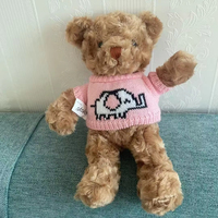 Boneka Hewan Bordir Dingbolai yang Dapat Dikustomisasi, Lucu, Kartun, Tahan Lama, 28cm, Bahan Plush Lembut, Isi Kapas PP Super Lembut, untuk Hadiah Ulang Tahun, Penghilang Stres