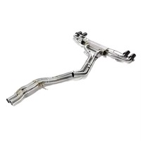 Échappement arrière DZ de haute qualité en acier inoxydable poli miroir, épaisseur 1,5 mm, silencieux à valve de performance pour Audi Q7 3.0T