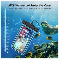 Yuanfeng usine vente chaude Unique bande de Silicone fluorescent veilleuse téléphone pochette étui sac étanche