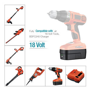 18ボルト6000Mah5000mAh交換用リチウムイオン充電式リチウムイオン18vバッテリー (ブラックおよびデッカーhpb18電動工具用) - Product Image 6