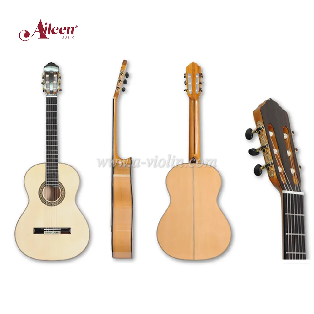 Guitarra Flamenca clásica española, madera maciza (ACH150)