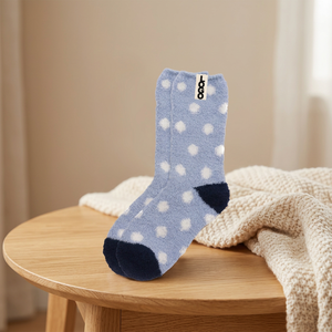 Casual Cotton Fuzzy <b>Socks</b> Taiwan Made 100% Cotton Cozy <b>Warm</b> Home Leisure <b>Ladies</b> <b>Socks</b> - Product Image 1