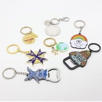Porte-clés décapsuleurs en métal personnalisés avec logo de marque, styles variés, cadeaux promotionnels de marketing en gros