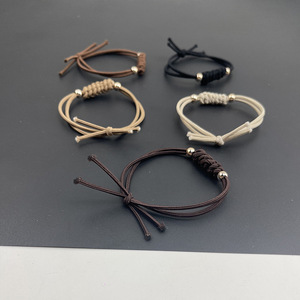 Coletero de Alta Elasticidad con Diseño de Nudo de Color Sólido, Accesorio para el Cabello Casual para Mujer, Hecho a Mano en Yiwu, Verano 2024 - Product Image 2