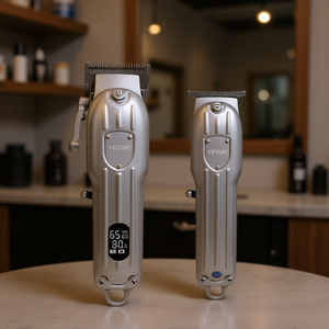Juego de Cortadora de Pelo Inalámbrica Vevor, Motor sin Escobillas de 20 W, 7000-9000 rpm, Aleación de Aluminio, Herramienta para Recortar el Cabello para Hombres - Product Image 2