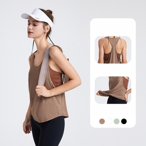 Camisetas Deportivas Holgadas para Mujer, Personalizadas, de Secado Rápido, Transpirables, Informales, para Entrenamiento, Fitness, Yoga, de Nailon/Spandex, Cuello Redondo - Product Image 2