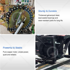 Presse à balles de foin ronde OCEAN, mini-presse à balles de foin, ensileuse de maïs et machine d'emballage - Product Image 3