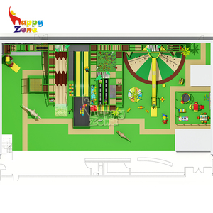 Parco Giochi Interno Personalizzato a Tema Giungla per Bambini con Scivoli Tubolari, Scivoli a Ciambella e Scivoli Vulcano per <span class=keywords><strong>Parchi</strong></span> Divertimento - Product Image 3