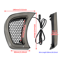 Feux de phare de moto, accents lumineux LED, compatibles avec Harley Touring Road Glide FLTRX 2015-2023, clignotants, feux de route