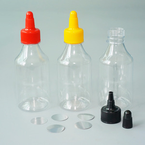 Botella de Plástico Transparente HDPE PET de 500 ml, Reutilizable, de Grado Alimenticio, para Salsas Picantes, Mostaza, Barbacoa, Condimentos y Especias - Product Image 3