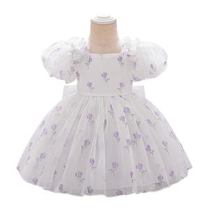 Vestido <span class=keywords><strong>de</strong></span> Niña, Falda Larga, Bordado, Sin Mangas, para Boda, Vestido <span class=keywords><strong>de</strong></span> Niña - Product Image 6