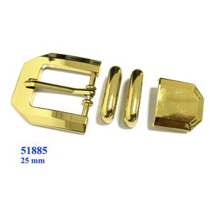 Juego de hebillas de cinturón de estilo occidental de metal chapado en oro para hebillas de zapatos de mujer - Product Image 4