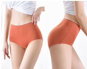 Biancheria intima traspirante a vita alta da donna tinta unita per sollevare il comfort delle natiche <span class=keywords><strong>senza</strong></span> lasciare traccia di mutande nude da donna - Product Image 1