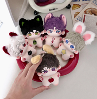 10cm mignon pilotes imprimé coton poupée amour et espace profond thème été à jour QInche peluche Figure jouet