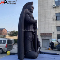 Modèle de guerrier spartiate gonflable géant personnalisé, personnage romain avec épée et bouclier pour la décoration d'événements thématiques et d'expositions