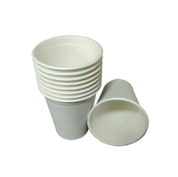 Gobelet en bagasse écologique, recyclable et jetable 8oz/12oz/16oz, gobelet à emporter biodégradable en bagasse avec couvercle