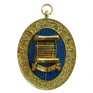 Joyería Masónica Provincial para el Collar del Registrador - Color Dorado, Logotipo y Diseño Personalizados, Unisex - Product Image 1