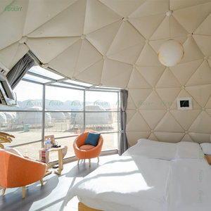 Taille personnalisée 6m 7m 8m 9m tente dôme géodésique commerciale grande fête géodésique événement extérieur glamping tentes dômes en pvc - Product Image 4