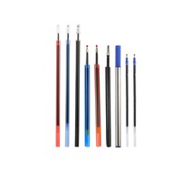 Cartouche de recharge pour stylo à bille GemFully OEM, encre bleue, noire, rouge, pour l'école
