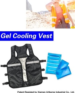 ثلاجة تبريد الجسم البارد حماية العمل من الحرارة ، سترة مع وسادة باردة ساخنة - Product Image 4