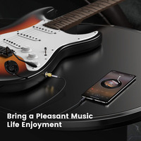 DAJIANG OEM Personnalisé Plaqué Or 6.35mm Mâle à 3.5mm Femelle Prise Audio Stéréo pour Ordinateur Portable Haut-Parleur Plaqué Or