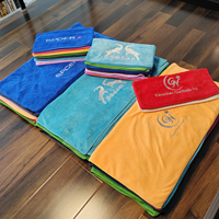 Nouvel arrivage Spa professionnel Salon de beauté Lot de 2 serviettes en microfibre Set de serviettes de bain Serviette de visage en microfibre pour adultes