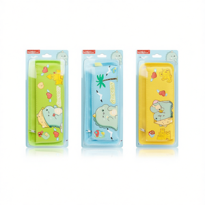 Dinosaur Pencil Case Non Woven Fabric Zipper Closure School Office Use Digital Printing Novelty Design - Product Image 1