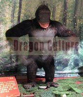 Gorille Animatronique Marchant, Qualité Supérieure, Taille Réelle, Simulation Animatronique, Costume de Gorille, Costume d'Animal