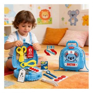 Juego de Juguetes de Doctor para Niños, Kit Médico, Juego de Imitación de Hospital, Juego Educativo de Roles, Juguetes de Aprendizaje, Regalo de Plástico PVC - Product Image 3