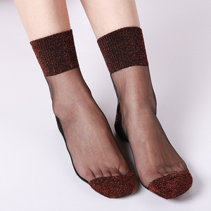 Factory Price Women'S Ice-Feeling <strong>Breathable</strong> <strong>Socks</strong> Ultra-Thin Lace Mesh Lightweight <strong>Breathable</strong> Transparent Mid-Calf <strong>Socks</strong> - Product Image 3